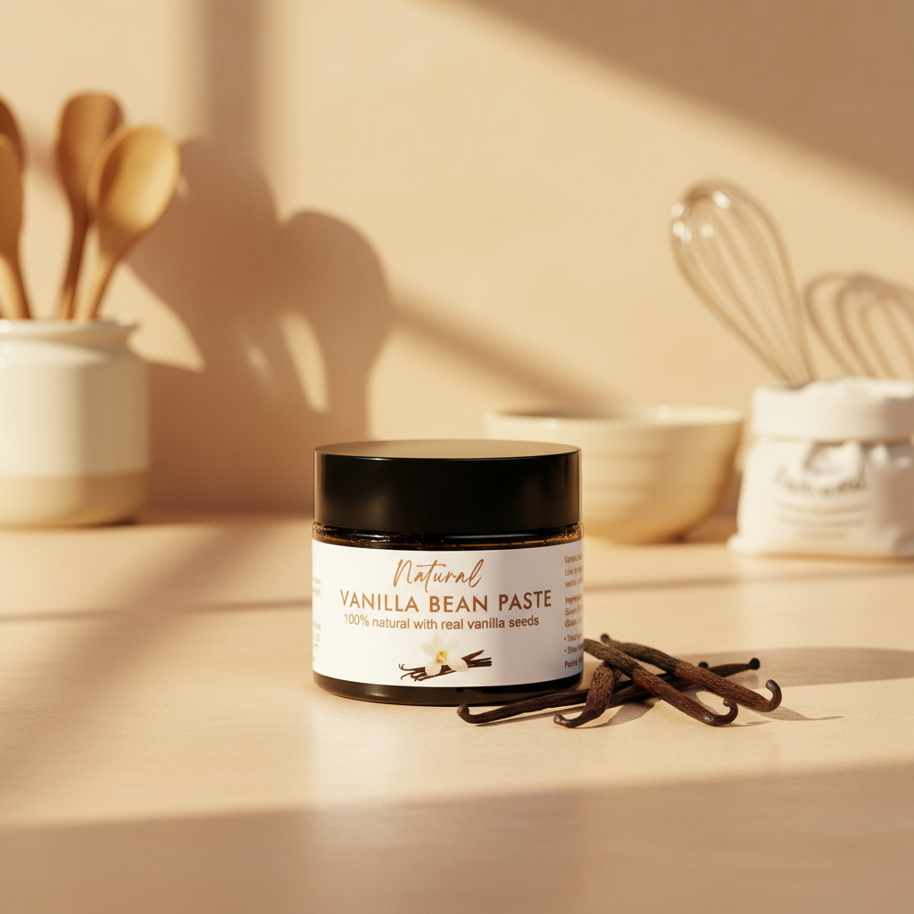 GoBake, Natural Vanilla Bean Paste, 60g