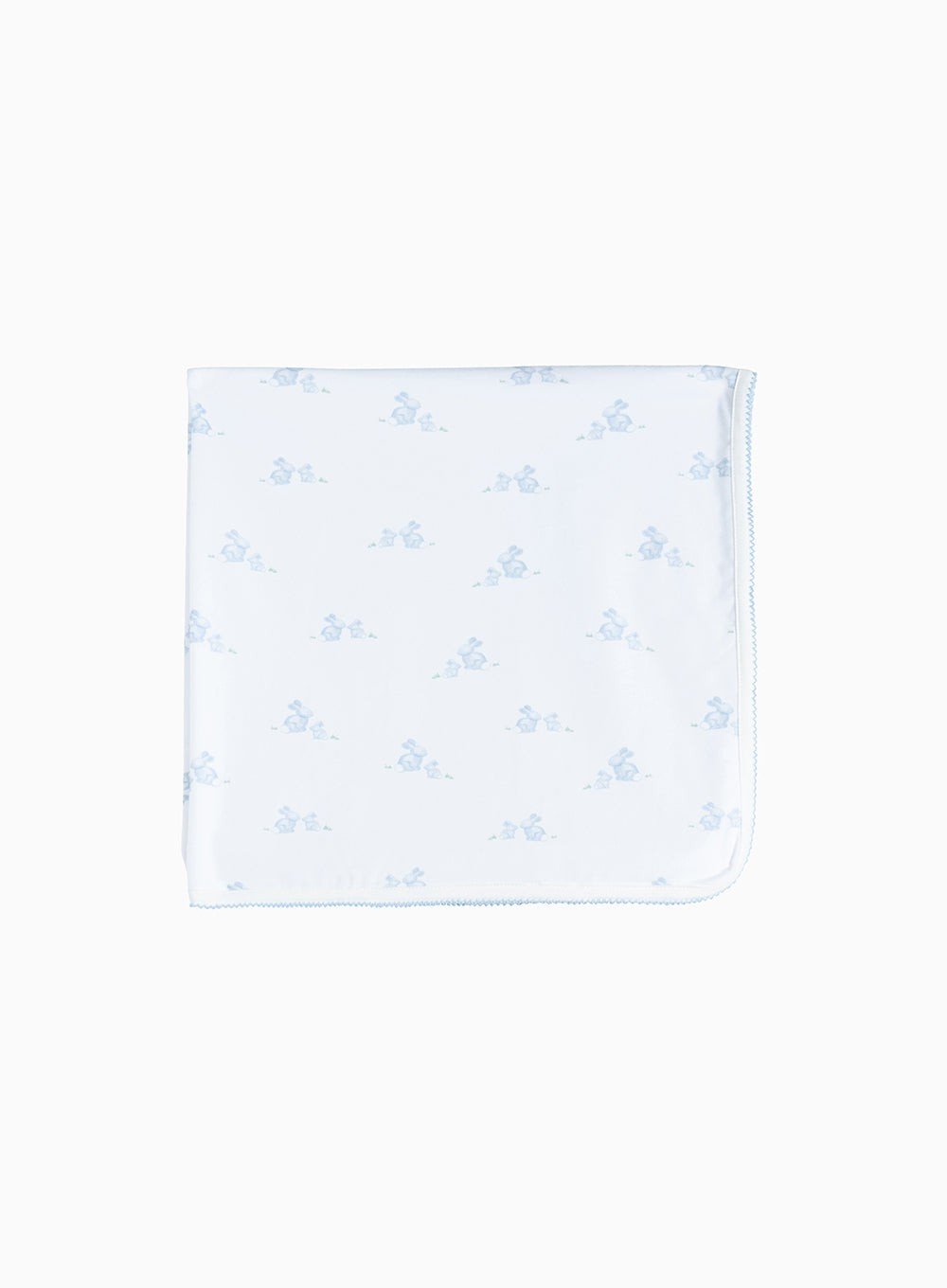 Baby Jersey Bunny Blanket in Pale Blue