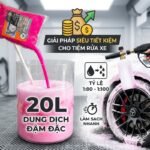 Cốt bọt tuyết VENTEK FOAM BASE – Sạch bóng, không sờn sơn, Giải pháp tiết kiệm cho tiệm rửa xe – Không cần pha chế phức tạp